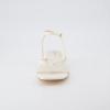 imageCUSHIONAIRE Womens Novella low block heel sandal Memory Foam and Wide Widths AvailableCream
