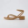 imageCUSHIONAIRE Womens Novella low block heel sandal Memory Foam and Wide Widths AvailableNude