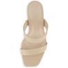 imageCUSHIONAIRE Womens Prize dress sandals Memory Foam Wide Widths AvailableNude