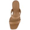 imageCUSHIONAIRE Womens Prize dress sandals Memory Foam Wide Widths AvailableTan