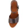 imageCUSHIONAIRE Womens Shea Faux Wood Sandal Comfort Foam ampamp LiteSole Technology Wide Widths AvailableBlack