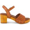 imageCUSHIONAIRE Womens Shea Faux Wood Sandal Comfort Foam ampamp LiteSole Technology Wide Widths AvailableTan