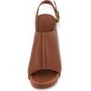 imageCUSHIONAIRE Womens Sisi Faux Wood Sandal Comfort Foam ampamp LiteSole Technology Wide Widths AvailableBrown