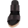 imageCUSHIONAIRE Womens Sky Faux Wood Sandal Comfort Foam ampamp LiteSole TechnologyBlack
