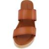imageCUSHIONAIRE Womens Sky Faux Wood Sandal Comfort Foam ampamp LiteSole TechnologyTan