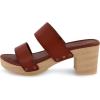 imageCUSHIONAIRE Womens Sky Faux Wood Sandal Comfort Foam ampamp LiteSole TechnologyWhisky
