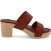 imageCUSHIONAIRE Womens Sky Faux Wood Sandal Comfort Foam ampamp LiteSole TechnologyWhisky