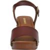 imageCUSHIONAIRE Womens Sloan Faux Wood Sandal Memory Foam Insole ampamp LiteSole Technology Wide Widths AvailableWhisky