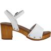 imageCUSHIONAIRE Womens Sloan Faux Wood Sandal Memory Foam Insole ampamp LiteSole Technology Wide Widths AvailableWhite