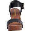 imageCUSHIONAIRE Womens Sydney Faux Wood Sandal LiteSole Technology Wide Widths AvailableBlack