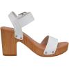 imageCUSHIONAIRE Womens Sydney Faux Wood Sandal LiteSole Technology Wide Widths AvailableWhite