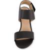 imageCUSHIONAIRE Womens Talent cut out heel sandal Memory Foam and Wide Widths AvailableBlack