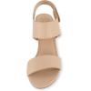 imageCUSHIONAIRE Womens Talent cut out heel sandal Memory Foam and Wide Widths AvailableSand