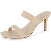 imageCUSHIONAIRE Womens Prize dress sandals Memory Foam Wide Widths AvailableNude