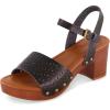 imageCUSHIONAIRE Womens Shea Faux Wood Sandal Comfort Foam ampamp LiteSole Technology Wide Widths AvailableBlack
