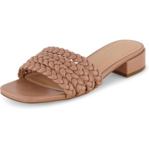 imageCUSHIONAIRE Womens Neary braided low block heel sandal Memory Foam and Wide Widths AvailableCafe