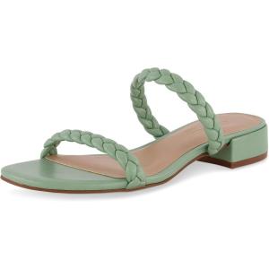 imageCUSHIONAIRE Womens Neptune braided low block heel sandal Memory FoamMint