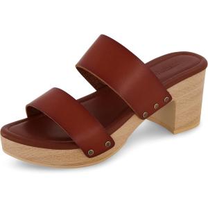 imageCUSHIONAIRE Womens Sky Faux Wood Sandal Comfort Foam ampamp LiteSole TechnologyWhisky
