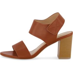 imageCUSHIONAIRE Womens Talent cut out heel sandal Memory Foam and Wide Widths AvailableCognac