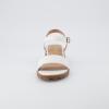 imageCUSHIONAIRE Flynn one band block heel sandal Memory Foam Wide Widths AvailableWhite