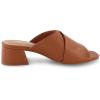 imageCUSHIONAIRE Garland cross band block heel sandal Memory Foam Wide Widths AvailableTan