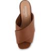 imageCUSHIONAIRE Garland cross band block heel sandal Memory Foam Wide Widths AvailableWhiskey