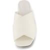 imageCUSHIONAIRE Garland cross band block heel sandal Memory Foam Wide Widths AvailableWhite