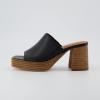imageCUSHIONAIRE Womens Keeper soft one band Heel Sandal Memory Foam Wide Widths AvailableBlack