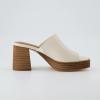 imageCUSHIONAIRE Womens Keeper soft one band Heel Sandal Memory Foam Wide Widths AvailableCream