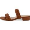 imageCUSHIONAIRE Womens Nan two band braided low block heel slide sandal Memory Foam and Wide Widths AvailableTan