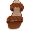 imageCUSHIONAIRE Womens Nan two band braided low block heel slide sandal Memory Foam and Wide Widths AvailableTan