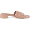 imageCUSHIONAIRE Womens Nerida woven low block heel sandal Memory FoamBlush
