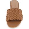 imageCUSHIONAIRE Womens Nerida woven low block heel sandal Memory FoamTan