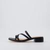 imageCUSHIONAIRE Womens Newport low block heel sandal Memory Foam and Wide Widths AvailableBlack