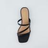imageCUSHIONAIRE Womens Newport low block heel sandal Memory Foam and Wide Widths AvailableBlack