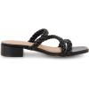 imageCUSHIONAIRE Womens Newton braided low block heel sandal Memory Foam and Wide Widths AvailableBlack