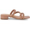 imageCUSHIONAIRE Womens Newton braided low block heel sandal Memory Foam and Wide Widths AvailableCafe