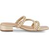 imageCUSHIONAIRE Womens Newton braided low block heel sandal Memory Foam and Wide Widths AvailableChampagne
