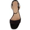 imageCUSHIONAIRE Womens Nobu one band low block heel sandal Wide Widths AvailableBlack