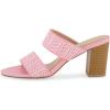 imageCUSHIONAIRE Womens Tosh two band heel sandal Memory Foam and Wide Widths AvailableHot Pink
