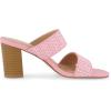 imageCUSHIONAIRE Womens Tosh two band heel sandal Memory Foam and Wide Widths AvailableHot Pink