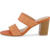 imageCUSHIONAIRE Womens Tosh two band heel sandal Memory Foam and Wide Widths AvailableOrange