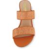 imageCUSHIONAIRE Womens Tosh two band heel sandal Memory Foam and Wide Widths AvailableOrange