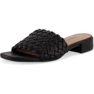 imageCUSHIONAIRE Womens Nerida woven low block heel sandal Memory FoamBlack