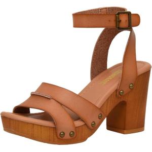 imageCUSHIONAIRE Womens Sandra Faux Wood Sandal LiteSole Technology Wide Widths AvailableHoney