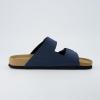 imageCUSHIONAIRE Mens Lynx Cork footbed Sandal with ComfortNavy Nubuck