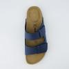 imageCUSHIONAIRE Mens Lynx Cork footbed Sandal with ComfortNavy Nubuck