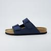 imageCUSHIONAIRE Mens Lynx Cork footbed Sandal with ComfortNavy Nubuck