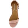 imageCUSHIONAIRE Womens Alba one band mid block heel sandal Memory Foam Wide Widths AvailableBlush
