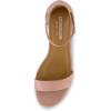 imageCUSHIONAIRE Womens Alba one band mid block heel sandal Memory Foam Wide Widths AvailableBlush Suede